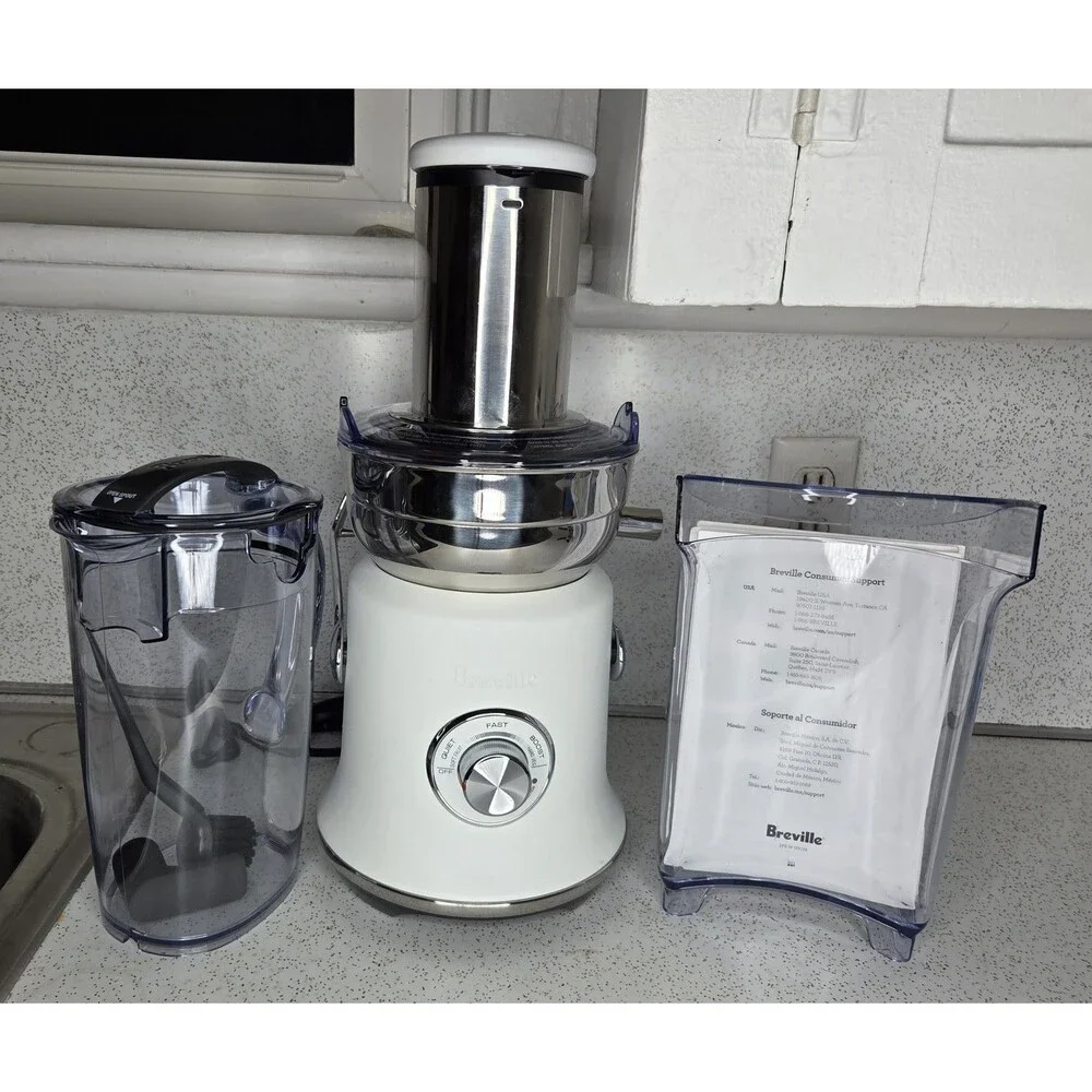 Breville The Juice Fountain Cold XL White BJE830SST 1200W Centrifugal Juicer